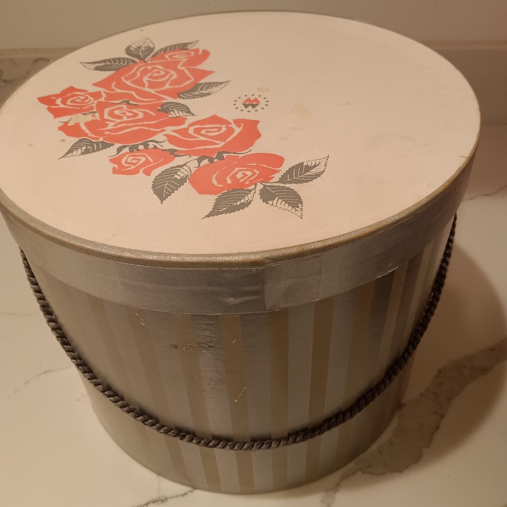Montgomery Ward Vintage Hat Box